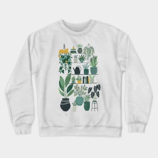 Plants on Shelves Crewneck Sweatshirt